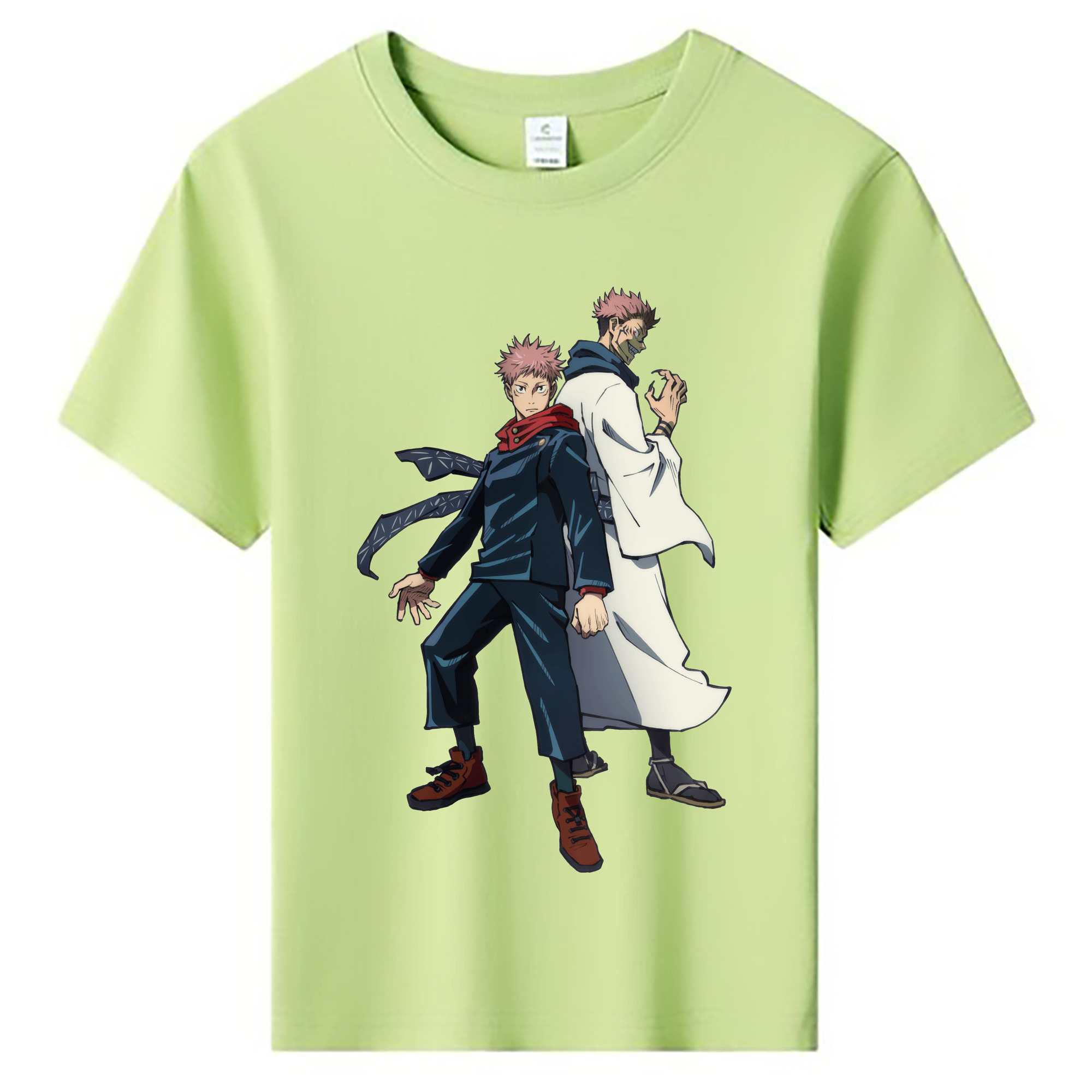 （画像用） 呪術廻戦 Jujutsu Kaisen 綿100％キッズTシャツ（フロントプリント）